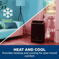 GE 10500 BTU 4-in-1 Heat/Cool Portable Air Conditioner for 450 Sq ft Rooms with Included Remote