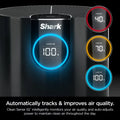 Shark Air Purifier with Nanoseal HEPA, Cleansense IQ, Odor Lock, Cleans up to 500 Sq. Ft, Charcoal Grey, HP100