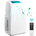 AUGIENB 14000 BTU Portable Air Conditioner,Evaporative Air Cooler ,Dehumidifier Cooling Fan 24-Hour Timer,Cooling Up to 500 Sq, W/ Remote Control &Window Kit