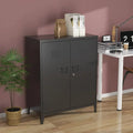 STANI Metal Locker with 2 Doors, Metal Storage Sideboard Accent Cabinets for Kitchen, Pantry, Home Office and Garage